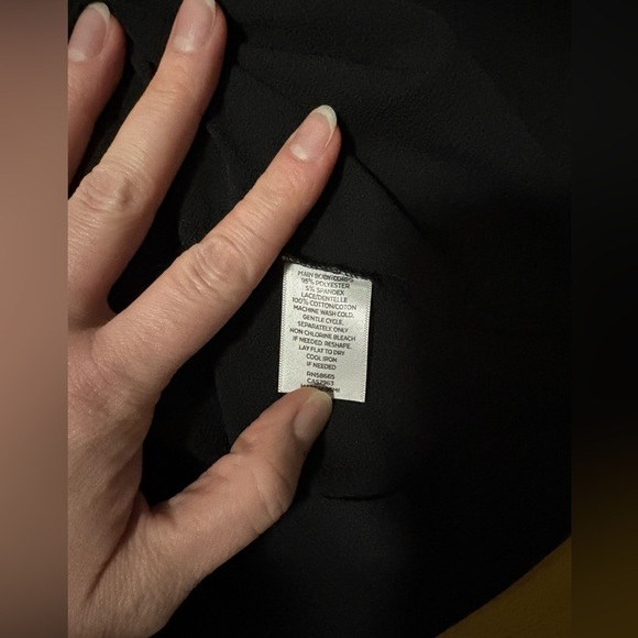 Halogen lace crepe top Nordstrom - Picture 3 of 3